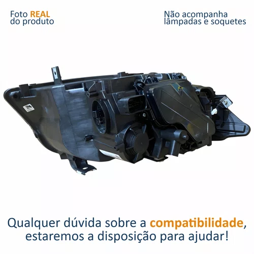 Farol Principal Bmw Série 3 316D 316I 318D 318I 320D 320XD 2012 Até 2019 Lado Esquerdo Motorista