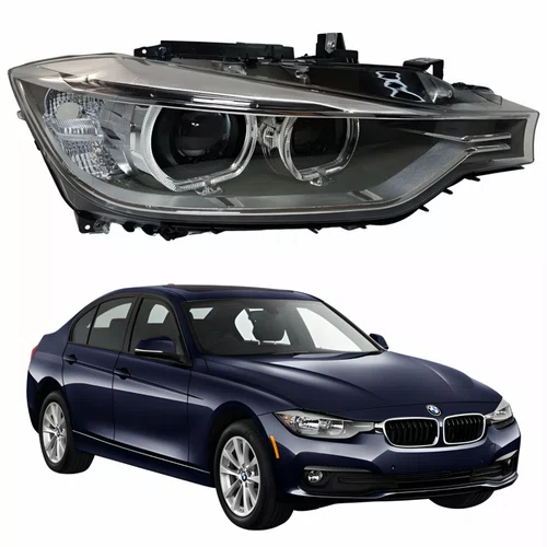 Farol Principal Bmw Série 3 2013 2014 2015 Sem Xenon Lado Direito Passageiro