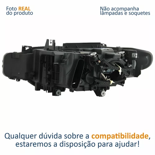 Farol Principal Bmw Série 3 2013 2014 2015 Sem Xenon Lado Direito Passageiro