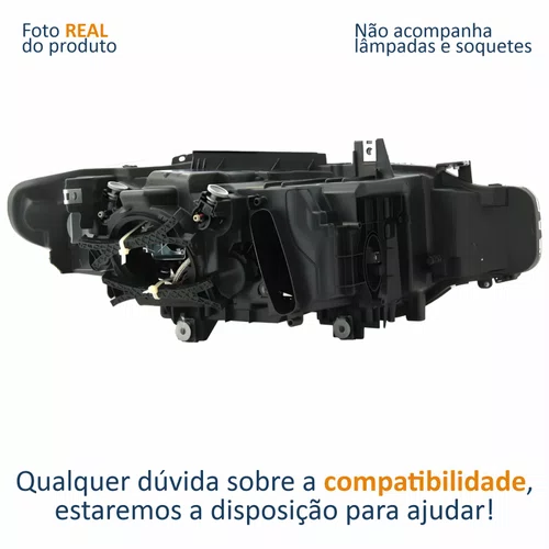 Farol Principal Bmw Série 3 2013 2014 2015 Sem Xenon Lado Esquerdo Motorista