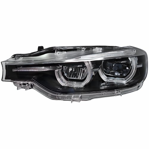 Farol Bmw Serie 3 320i 328i 2016 Até 2018 Black Com Led Sem Reator Lado Esquerdo Motorista