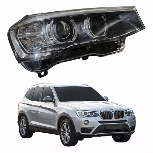 Farol Principal Bmw X3 X4 2017 Até 2021 Bi Hid Com Led Drl Lado Direito Passageiro