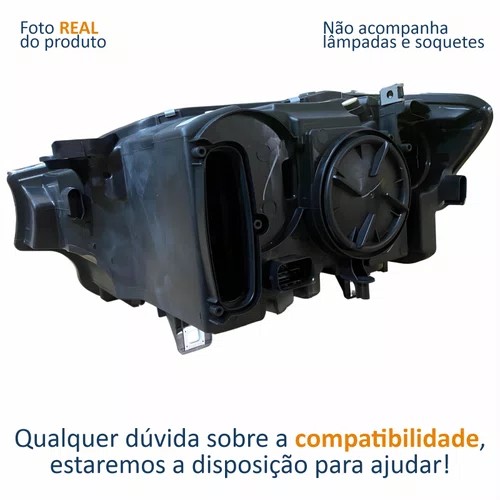 Farol Principal Bmw X3 X4 2017 Até 2021 Bi Hid Com Led Drl Lado Direito Passageiro