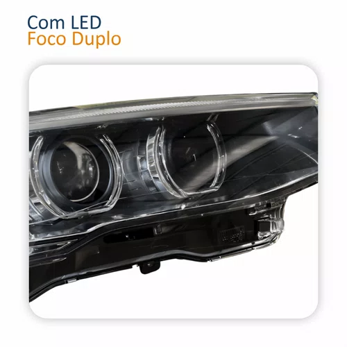 Farol Principal Bmw X3 X4 2017 Até 2021 Bi Hid Com Led Drl Lado Direito Passageiro