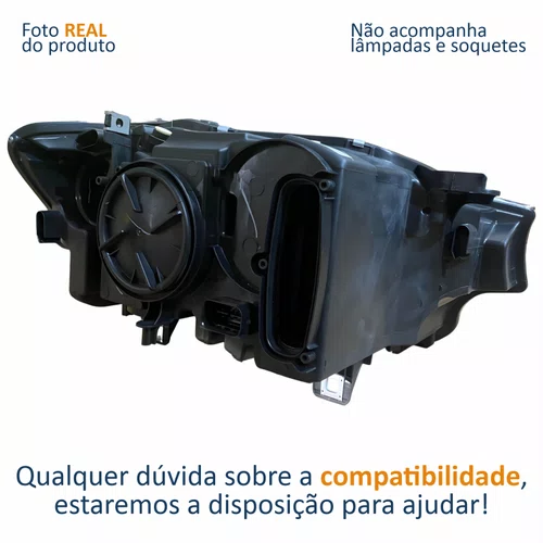 Farol Principal Bmw X3 X4 2017 Até 2021 Bi Hid Com Led Drl Lado Esquerdo Motorista