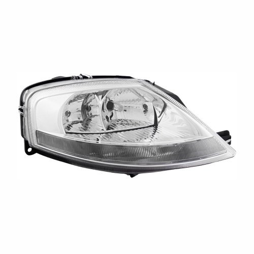 Farol Citroen C3 2002 até 2012 Máscara Cromada Lado Direito Passageiro