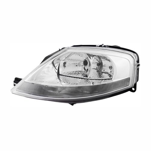 Farol Citroen C3 2002 até 2012 Máscara Cromada Lado Esquerdo Motorista