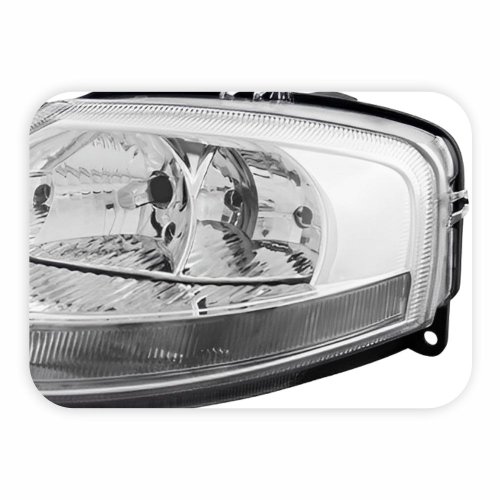 Farol Citroen C3 2002 até 2012 Máscara Cromada Lado Esquerdo Motorista