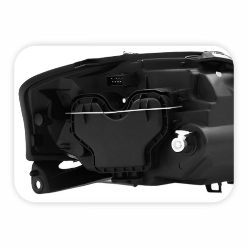 Farol Citroen C3 2002 até 2012 Máscara Cromada Lado Esquerdo Motorista