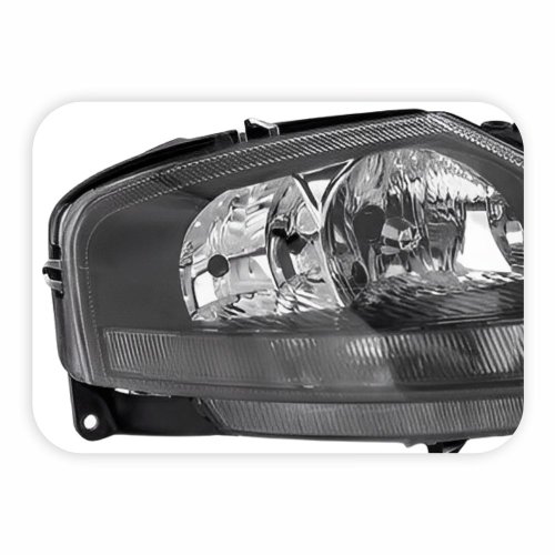 Farol Citroen C3 2002 até 2012 Máscara Negra Lado Direito Passageiro