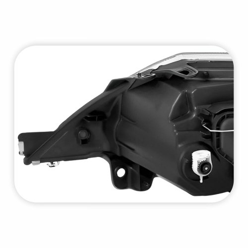 Farol Citroen C3 2002 até 2012 Máscara Negra Lado Direito Passageiro