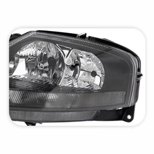 Farol Citroen C3 2002 até 2012 Máscara Negra Lado Esquerdo Motorista