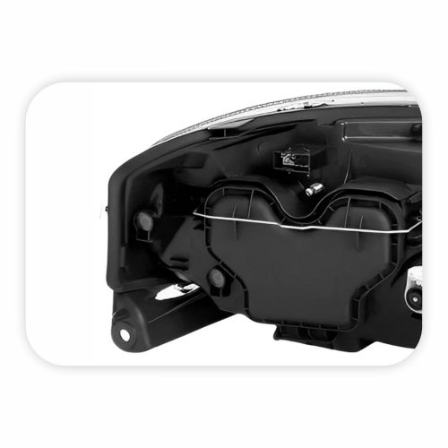 Farol Citroen C3 2002 até 2012 Máscara Negra Lado Esquerdo Motorista