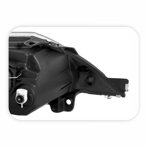 Farol Citroen C3 2002 até 2012 Máscara Negra Lado Esquerdo Motorista