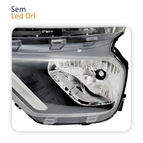 Farol Principal Citroen C3 2021 2022 2023 2024 2025 Sem Led Drl Lado Esquerdo Motorista