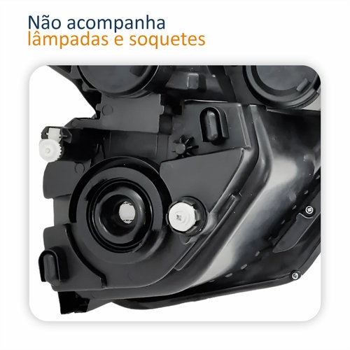 Farol Principal Citroen C3 2021 2022 2023 2024 2025 Sem Led Drl Lado Esquerdo Motorista