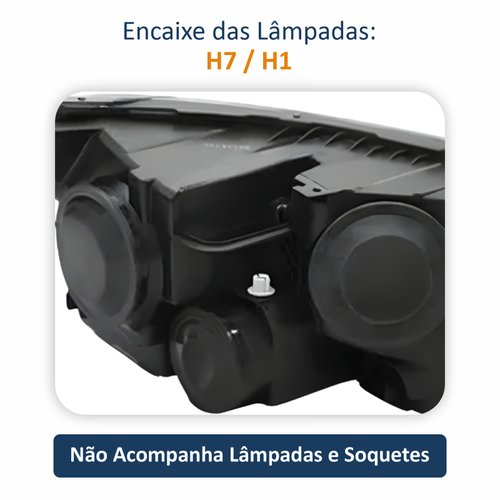 Farol Citroen C3 Picasso 2011 Até 2015 Cromado Depo Lado Esquerdo Motorista