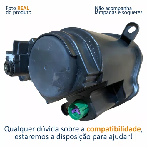 Farol Principal Fiat 500 Lounge Sport 2010 2011 Lado Esquerdo Motorista