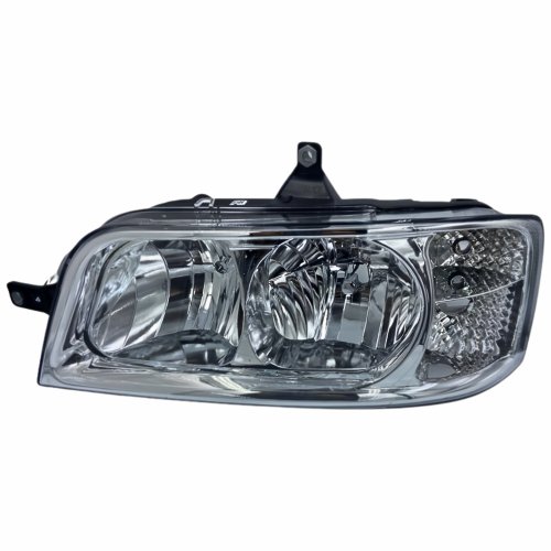 Farol Fiat Ducato 2005 Até 2015 Mascara Cromada Lado Esquerdo Motorista