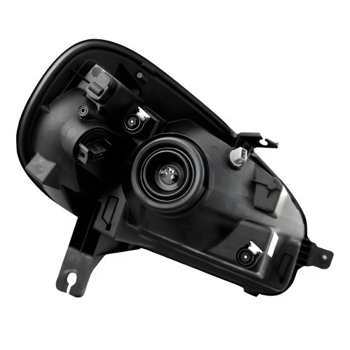 Farol Fiat Fiorino 2022 2023 Máscara Negra Lado Esquerdo Motorista