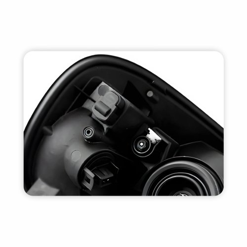 Farol Fiat Fiorino 2022 2023 Máscara Negra Lado Esquerdo Motorista