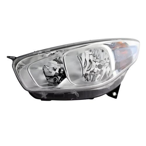 Farol Fiat Grand Siena 2012 Até 2016 Máscara Cromada Lado Esquerdo Motorista