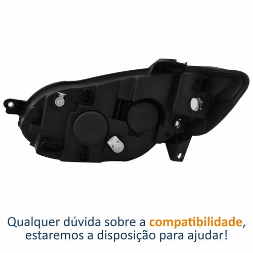 Farol Principal Fiat Idea 2011 Até 2016 Cinza Lado Direito Passageiro