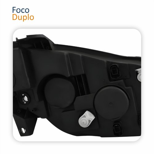Farol Principal Fiat Idea 2011 Até 2016 Cinza Lado Esquerdo Motorista