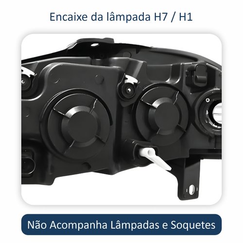 Farol Fiat Palio 2008 2009 2010 2011 Siena 2008 2009 2010 2011 2012 Strada Weekend 2008 2009 2010 2011 2012 2013 2014 2015 2016 Original Foco Duplo Máscara Negra Com Anel Cromado Lado Direito Passageiro