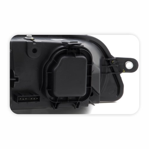 Farol Fiat Palio G2 2001 Até 2007 Foco Duplo Carcaça Preta Lado Esquerdo Motorista