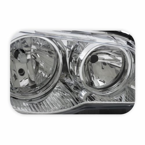 Farol Fiat Palio G3 2004 Até 2014 Siena Weekend G3 2004 Até 2007 Strada G3 2004 Até 2012 Mascara Cromada Com Anel Cromado Lado Direito Passageiro
