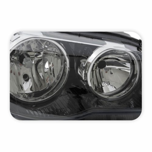 Farol Fiat Palio G3 Siena Strada Weekend 2003 Até 2014 Foco Duplo Máscara Negra Canhão Cromado Lado Direito Passageiro