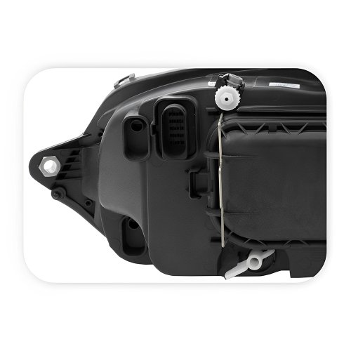 Farol Fiat Palio G3 Siena Strada Weekend 2003 Até 2014 Foco Duplo Máscara Negra Canhão Cromado Lado Direito Passageiro