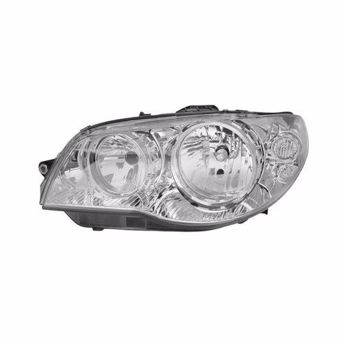 Farol Fiat Palio G3 2004 Até 2014 Siena Weekend G3 2004 Até 2007 Strada G3 2004 Até 2012 Mascara Cromada Com Anel Cromado Lado Esquerdo Motorista