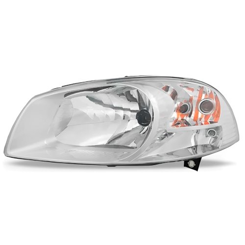 Farol Fiat Palio G4 2008 Até 2012 Siena G4 2010 Até 2012 Strada G4 2014 Até 2019 Mascara Cromada Lado Esquerdo Motorista