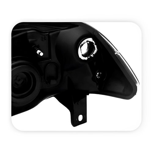 Farol Fiat Palio G4 2008 Até 2012 Siena G4 2010 Até 2012 Strada G4 2014 Até 2019 Mascara Negra Lado Direito Passageiro