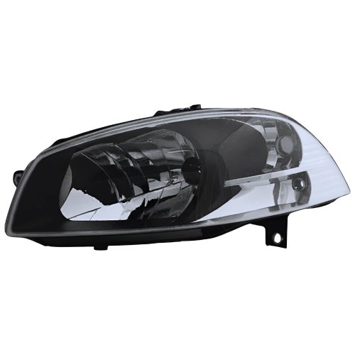 Farol Fiat Palio G4 2008 2009 2010 2011 2012 Siena G4 2010 2011 2012 Strada G4 2014 2015 2016 2017 2018 2019 Máscara Ara Negra Lado Esquerdo Motorista