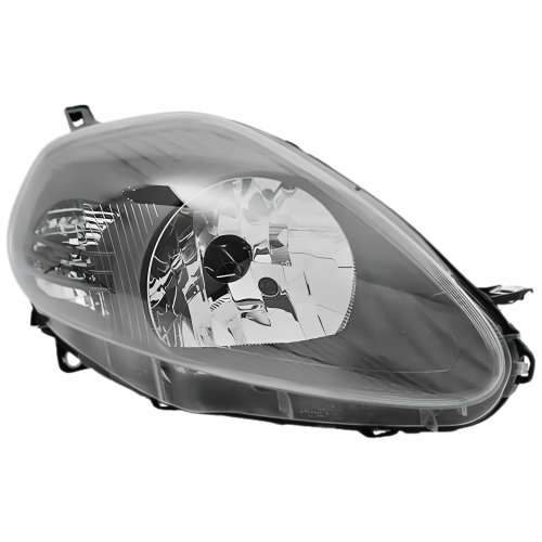 Farol Fiat Punto 2008 2009 2010 2011 2012 Mascara Cinza Lado Direito Passageiro