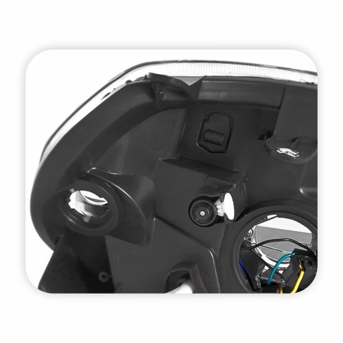 Farol Fiat Punto 2008 2009 2010 2011 2012 Máscara Ara Cinza Lado Esquerdo Motorista