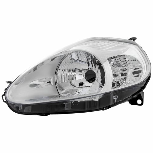 Farol Fiat Punto 2008 2009 2010 2011 2012 Máscara Ara Cromada Lado Esquerdo Motorista