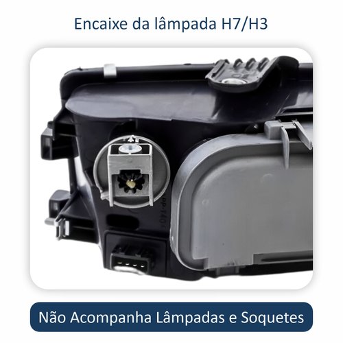 Farol Fiat Siena 1996 1997 1998 1999 2000 Foco Duplo Lado Esquerdo Motorista