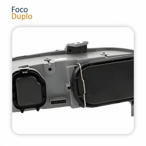Farol Principal Fiat Siena 2001 2002 2003 2004 Carcaça Cinza Lado Direito Passageiro