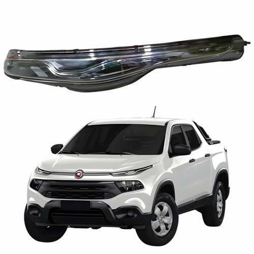 Farol Superior Fiat Toro 2016 Até 2021 Led Com Drl Lado Esquerdo Motorista