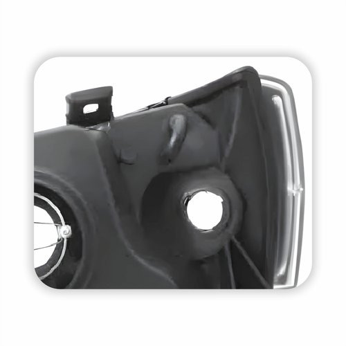 Farol Fiat Uno 2004 Até 2013 Máscara Negra Lado Direito Passageiro