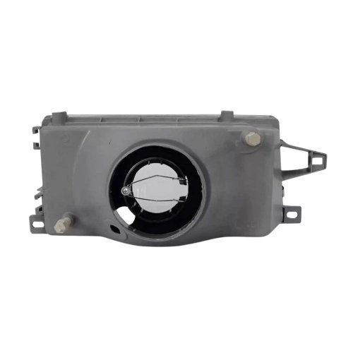 Farol Fiat Uno Fiorino Elba Premio 1991 até 2003 Lente de Vidro Foco Simples Máscara Cromada Lado Esquerdo Motorista