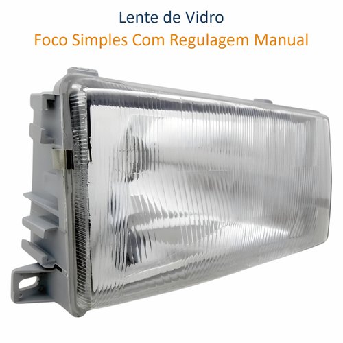 Farol Fiat Uno Fiorino Elba 1991 até 2003 Original Arteb Foco Simples Lado Direito Passageiro