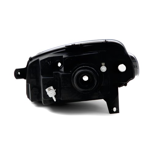 Farol Fiat Uno Way Vivace 2010 Até 2014 Fiorino 2014 Até 2019 Máscara Negra Foco Simples Lado Direito Passageiro
