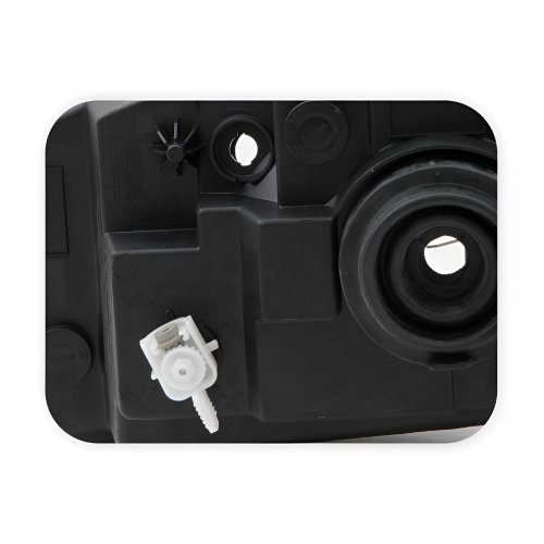 Farol Fiat Uno Way Vivace 2010 Até 2014 Fiorino 2014 Até 2019 Máscara Negra Foco Simples Lado Direito Passageiro
