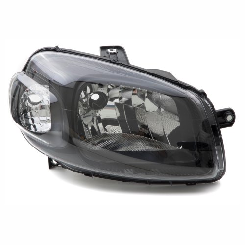 Farol Fiat Uno Way Vivace 2010 Até 2014 Fiorino 2014 Até 2019 Máscara Negra Lado Direito Passageiro