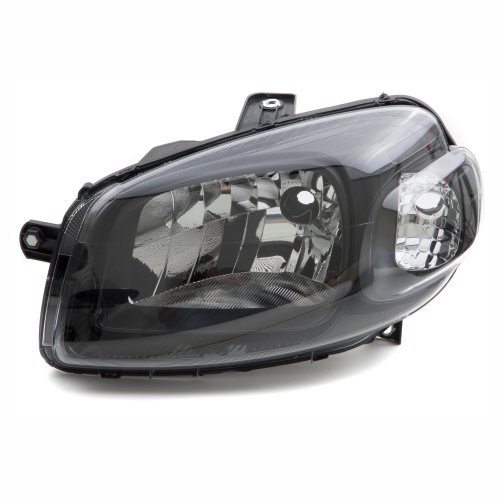 Farol Fiat Uno Way Vivace 2010 Até 2014 Fiorino 2014 Até 2019 Máscara Negra Lado Esquerdo Motorista